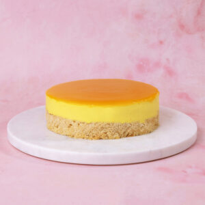 Wegańskie ciasto cytrynowe z musem z marakui