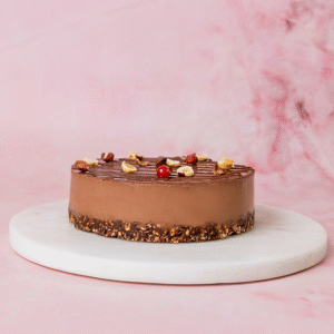 Świąteczne wegańskie ciasto czekoladowe