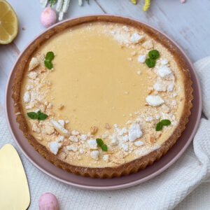 Wielkanocny mazurek cytrynowy z bezą